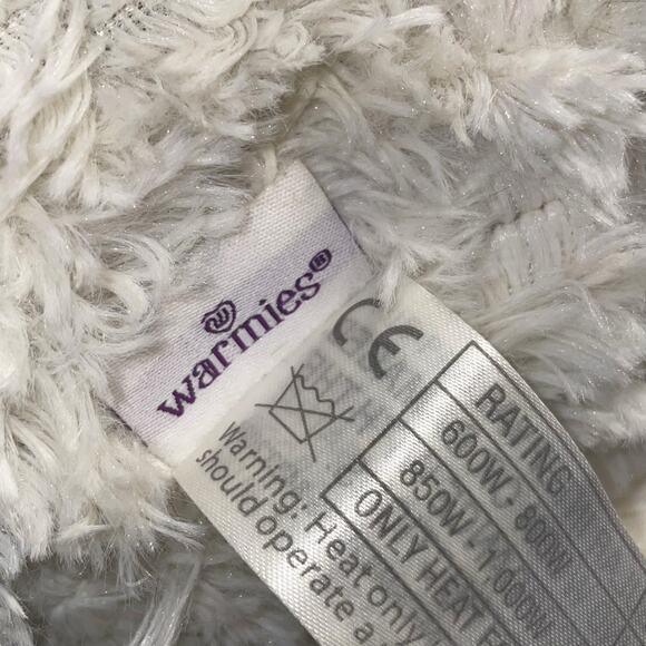 13" Warmies Cow Plush Weighted Heat Therapy French Lavender Animal Nursery Gift - Picture 8 of 11